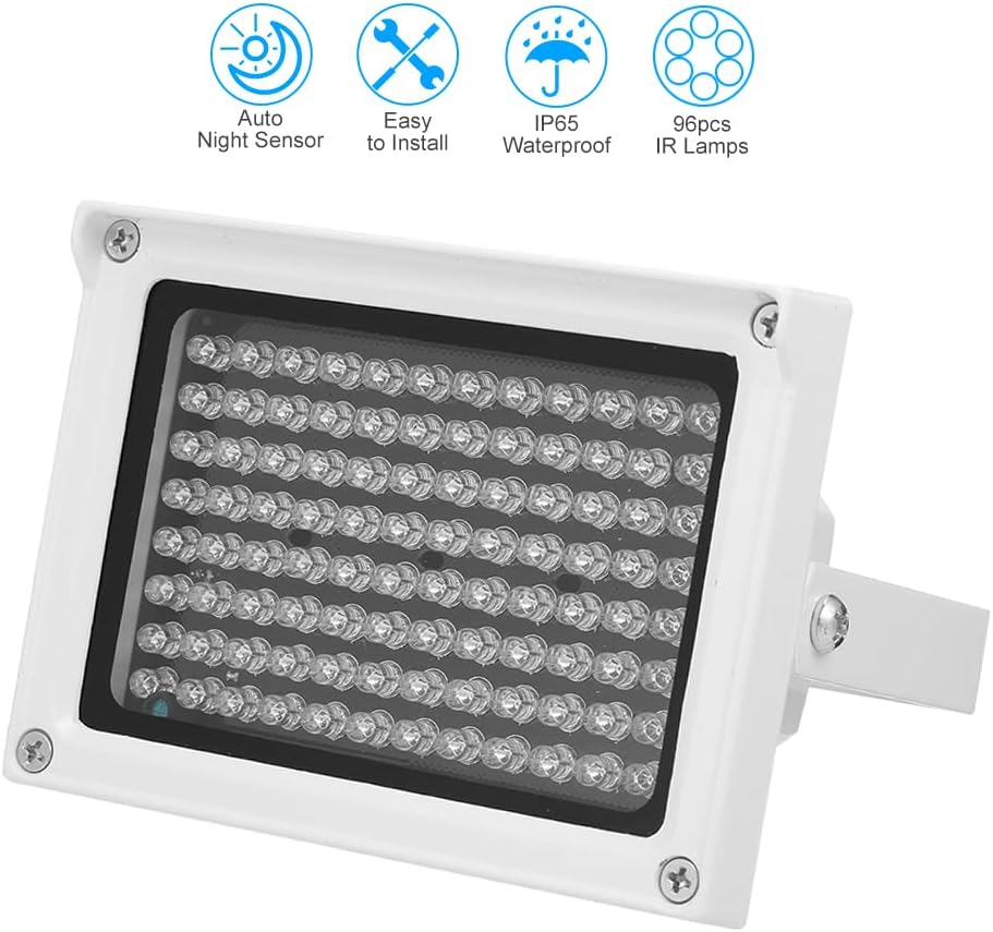 96 LEDs IR Illuminator Array Infrared Lamps Night Vision Outdoor Waterproof for CCTV Security Camera