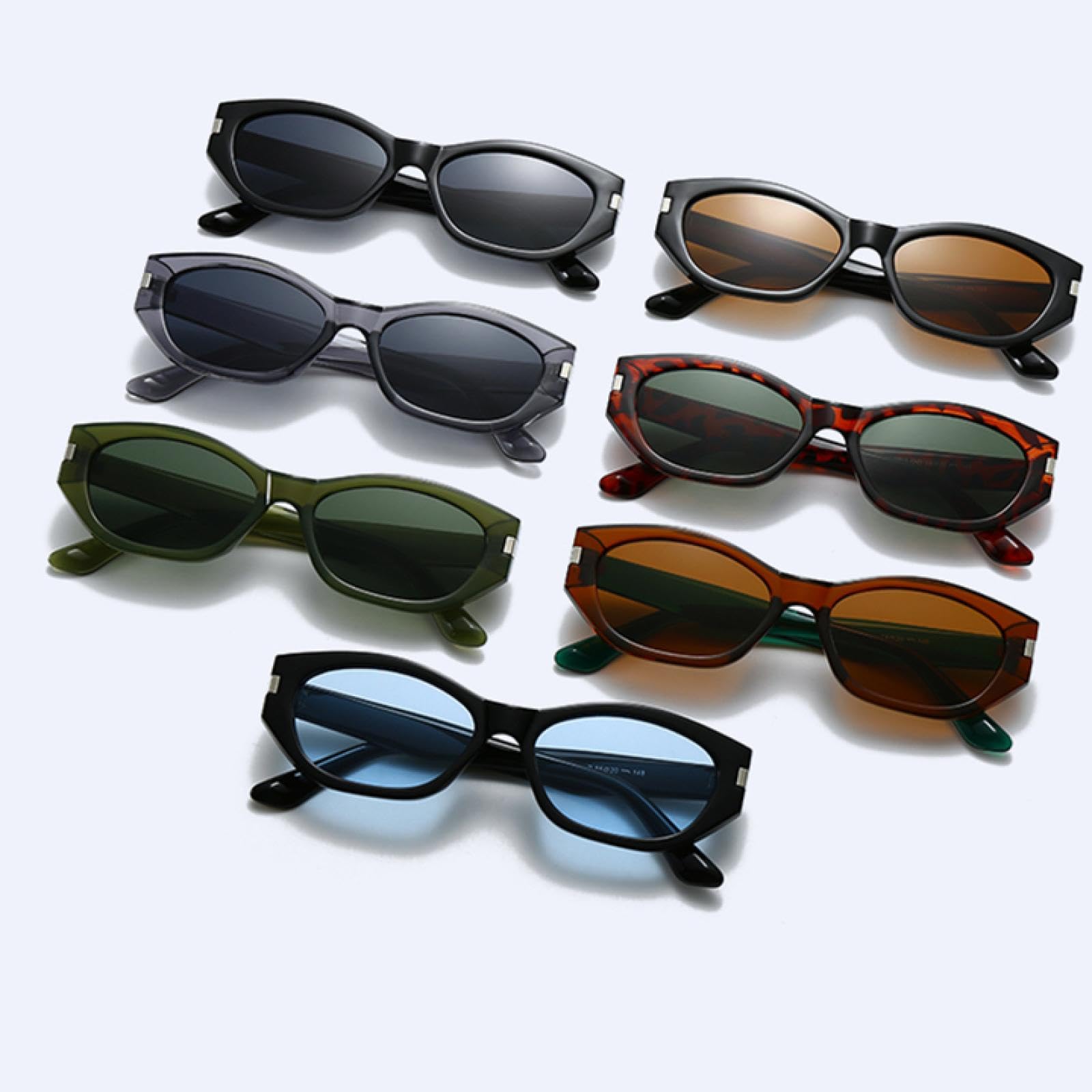 Occhiali da sole con protezione UV400 | Montatura leggera | Donna Uomo per sport all'aria aperta e guida