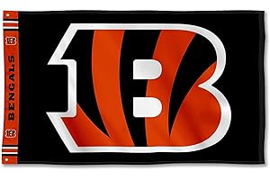 Cincinnati Bengals 3x5 Foot Premium Outdoor Header Flag
