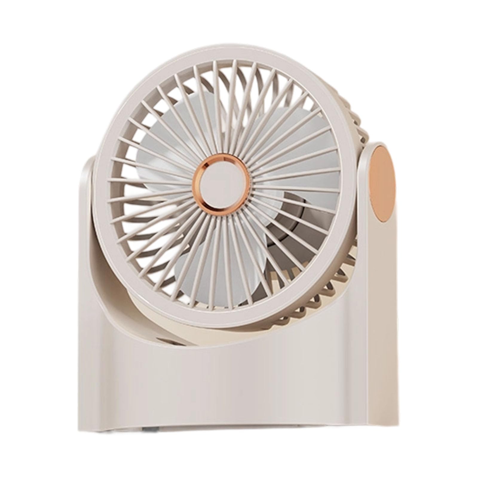 Uqezagpa Portable Desk Fan with LED Light & Rechargeable Battery, Powerful Air Circulation ABS Texture for, Travel, and Dorm Use Circulation Fan