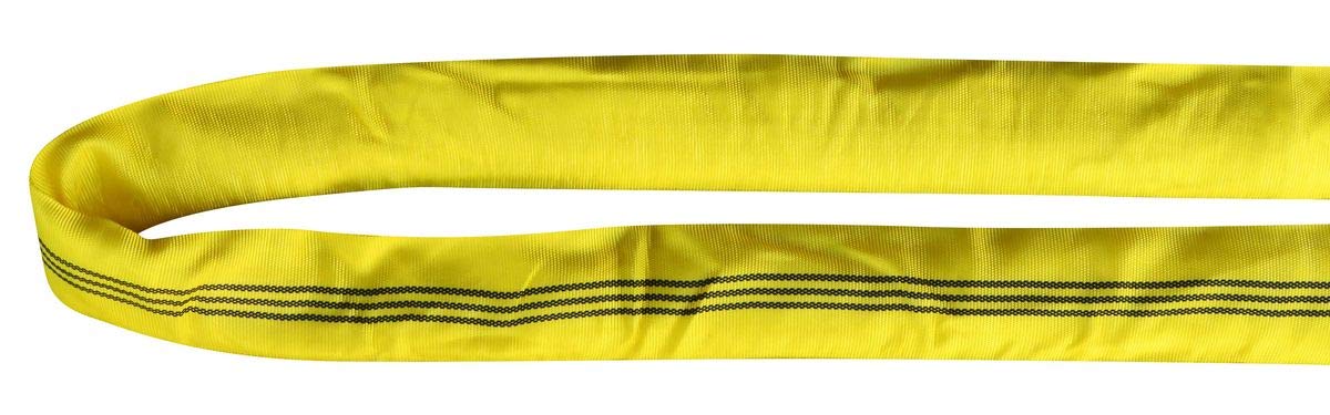 Outifrance Elingue de Levage Tubulaire sans Fin - 3 Tonnes Jaune 5 m