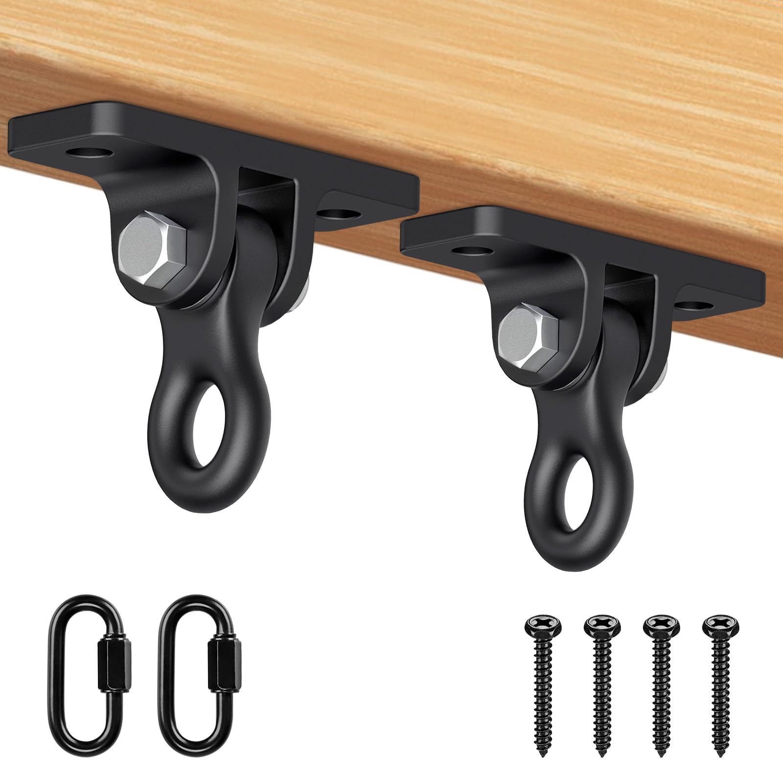 Gancio da soffitto in acciaio inox girevole 360° per yoga amaca poltrona sospesa