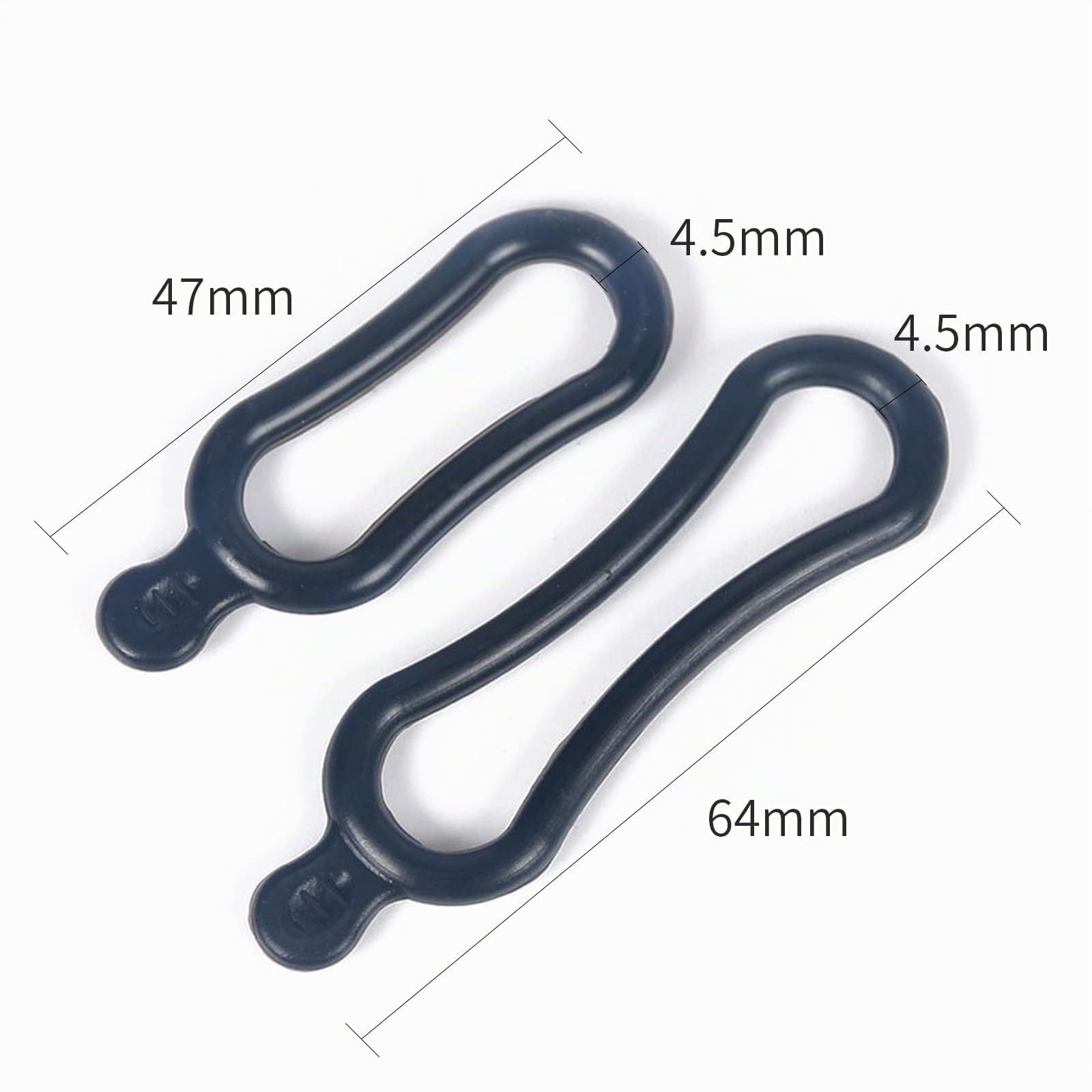 20 Pezzi Cinturino in Silicone per Bicicletta, Banda da Bicicletta Cinghia Elastica Cinturino, Bicicletta Fascia Elastica Gomma anelli, Per bicicletta per Torcia Ciclismo All'aperto Navigazione