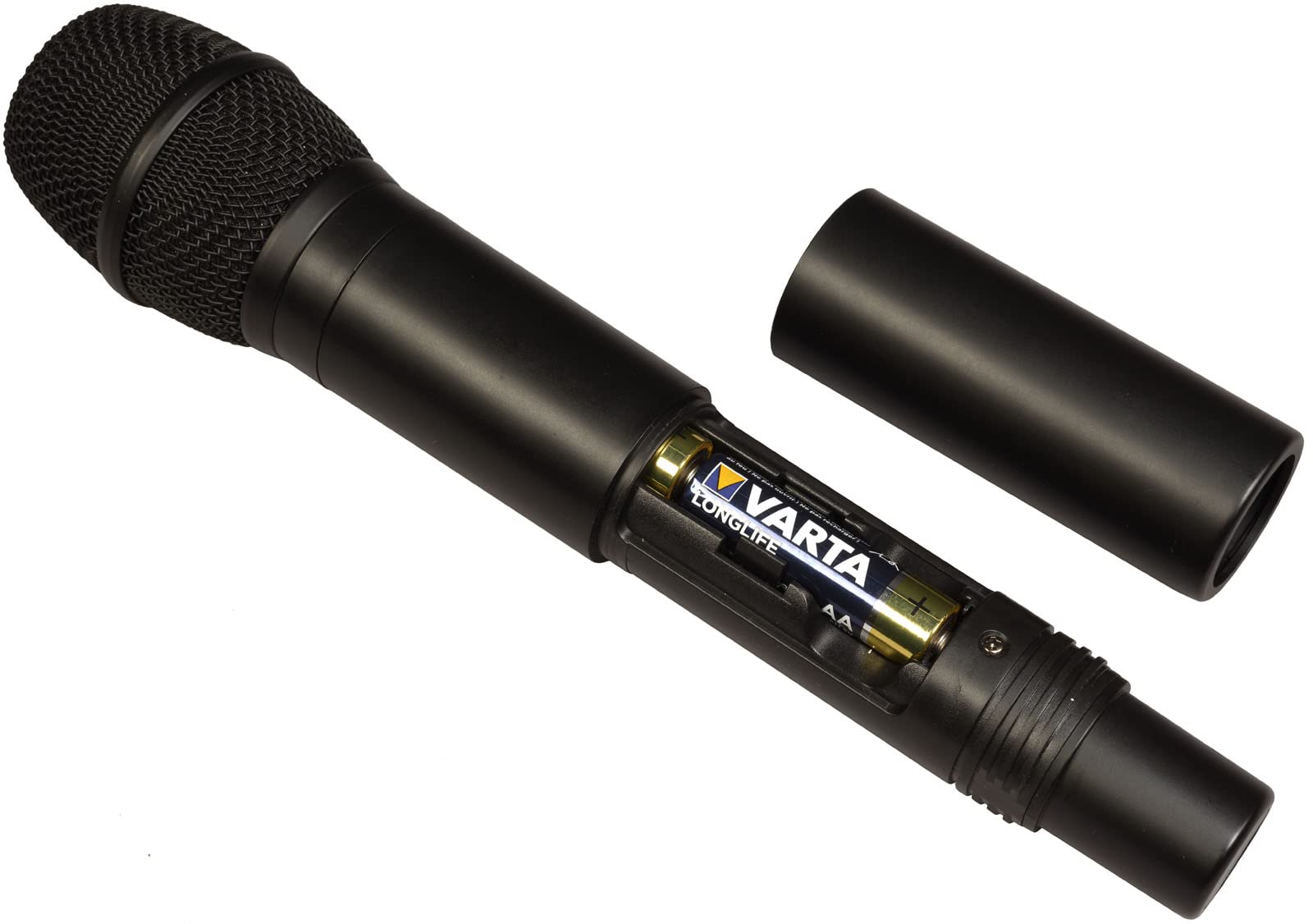 WOODBRASS Wireless Microphone System 2x UHF Headworn/Legacy Microphone Lightweight, Convenient and Discreet for Karaoke, Professional, DJ, Entertainment, Wedding, Conference (UHF 2HL F1 3 863/864MHz