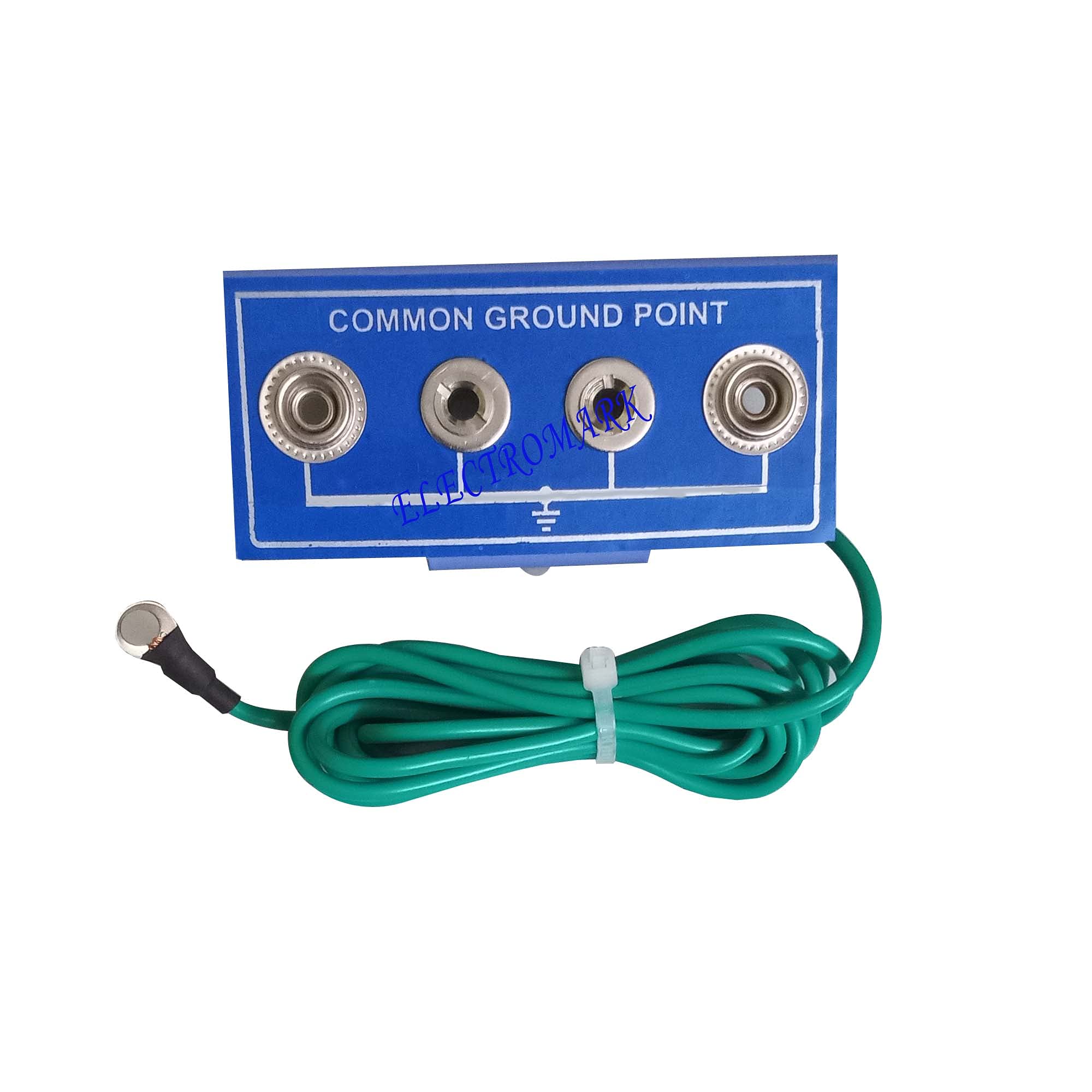 Electromark ESD Safe Common Grounding Point 4-pin for esd wrist strap grounding pack-1