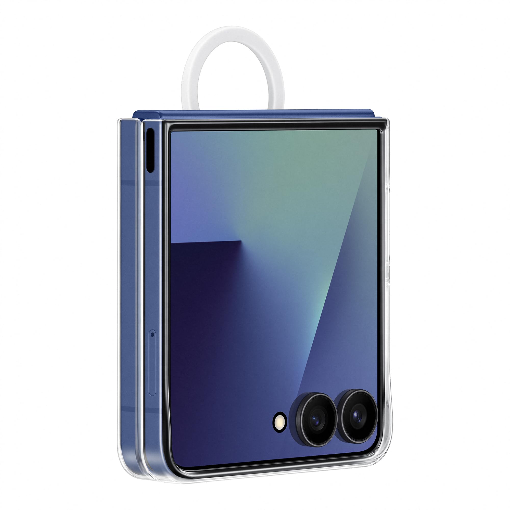 Samsung Transparent Ring Case Clear For Galaxy Z Flip7
