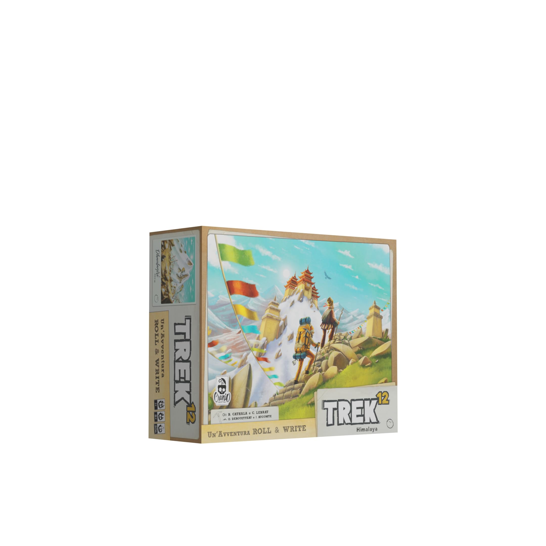 Cranio Creations - Trek 12 Himalayas, A Roll & Write to Climb the Himalayas, Italian Edition