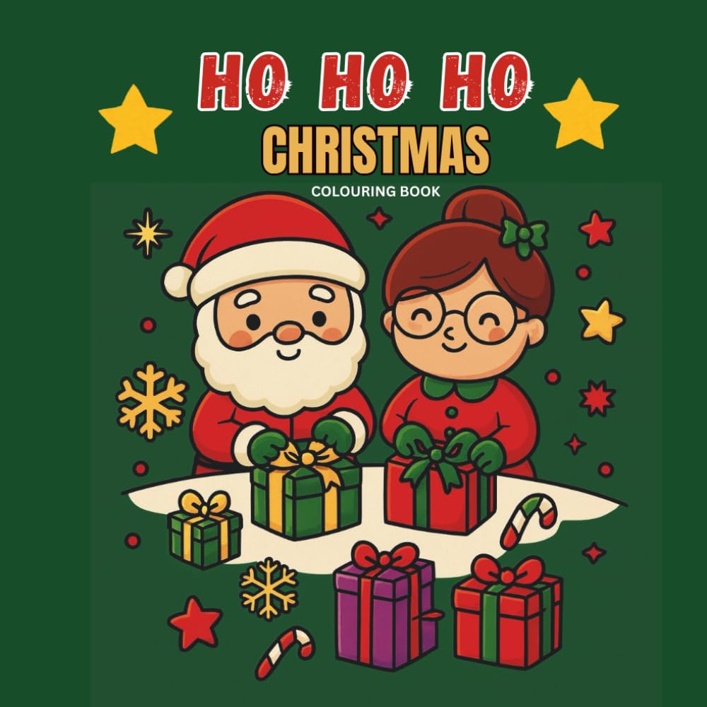 Cozy & Cute Christmas Coloring Book for Adults and Teens: Relaxing Holiday Coloring Pages for Stress Relief, Mindfulness & Festive Fun