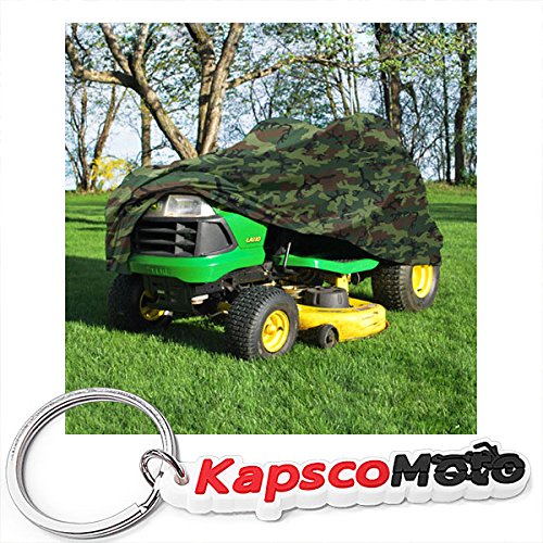 North East Harbor Deluxe Riding Lawn Mower Tractor Cover Fits Decks up to 54" Camouflage