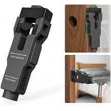 Door Latch Mortise Tool, Mortise Kit with Vertical Calibration Plate