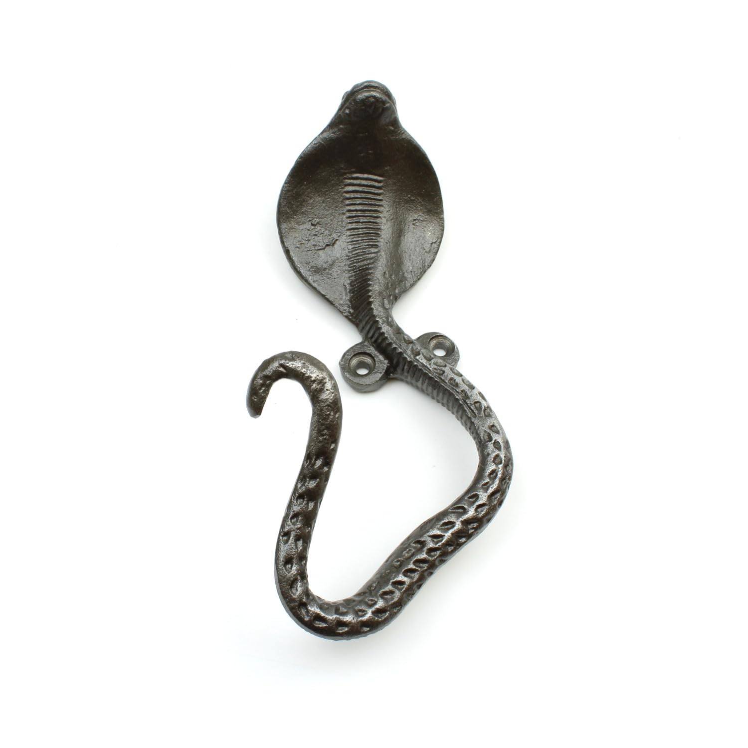 Oakcrafts Antique Cast Iron Cobra Snake Design Coat Hook