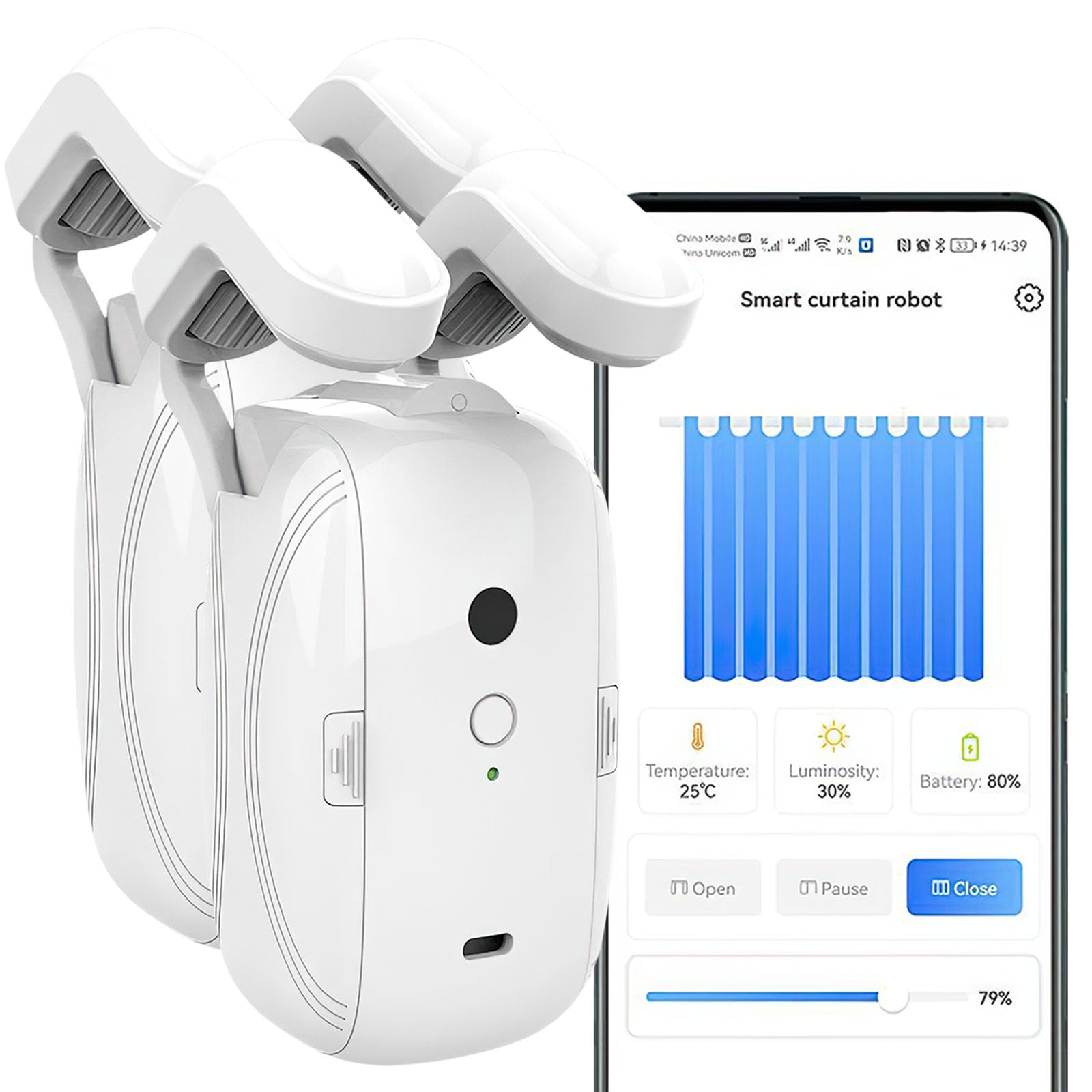 Switchbot Curtain 3 Slimme Gordijnmotor met Hub Kopen? | We ❤️ Smart