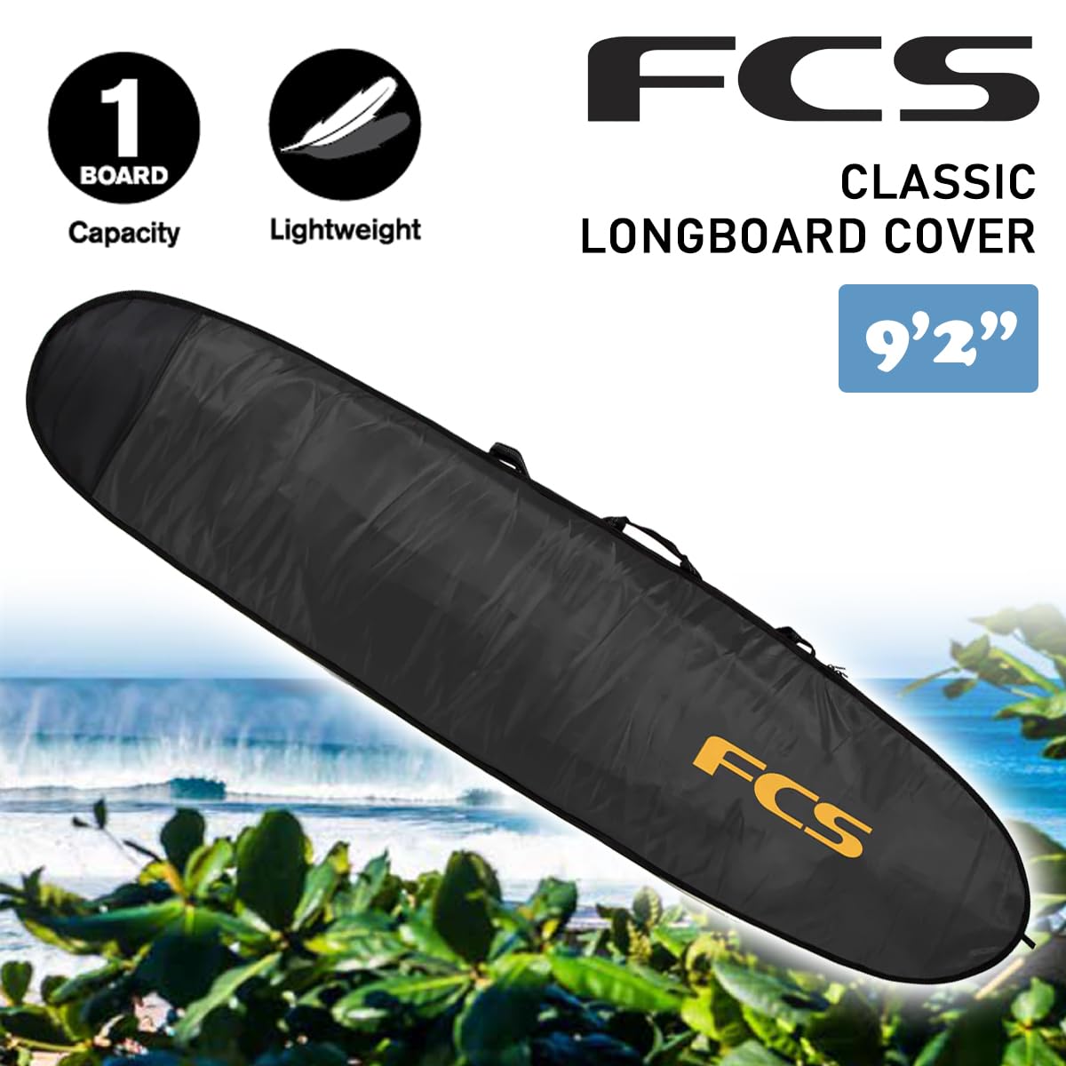 Amazon | FCS ボードケース ハードケース CLASSIC LONGBOARD COVER 9