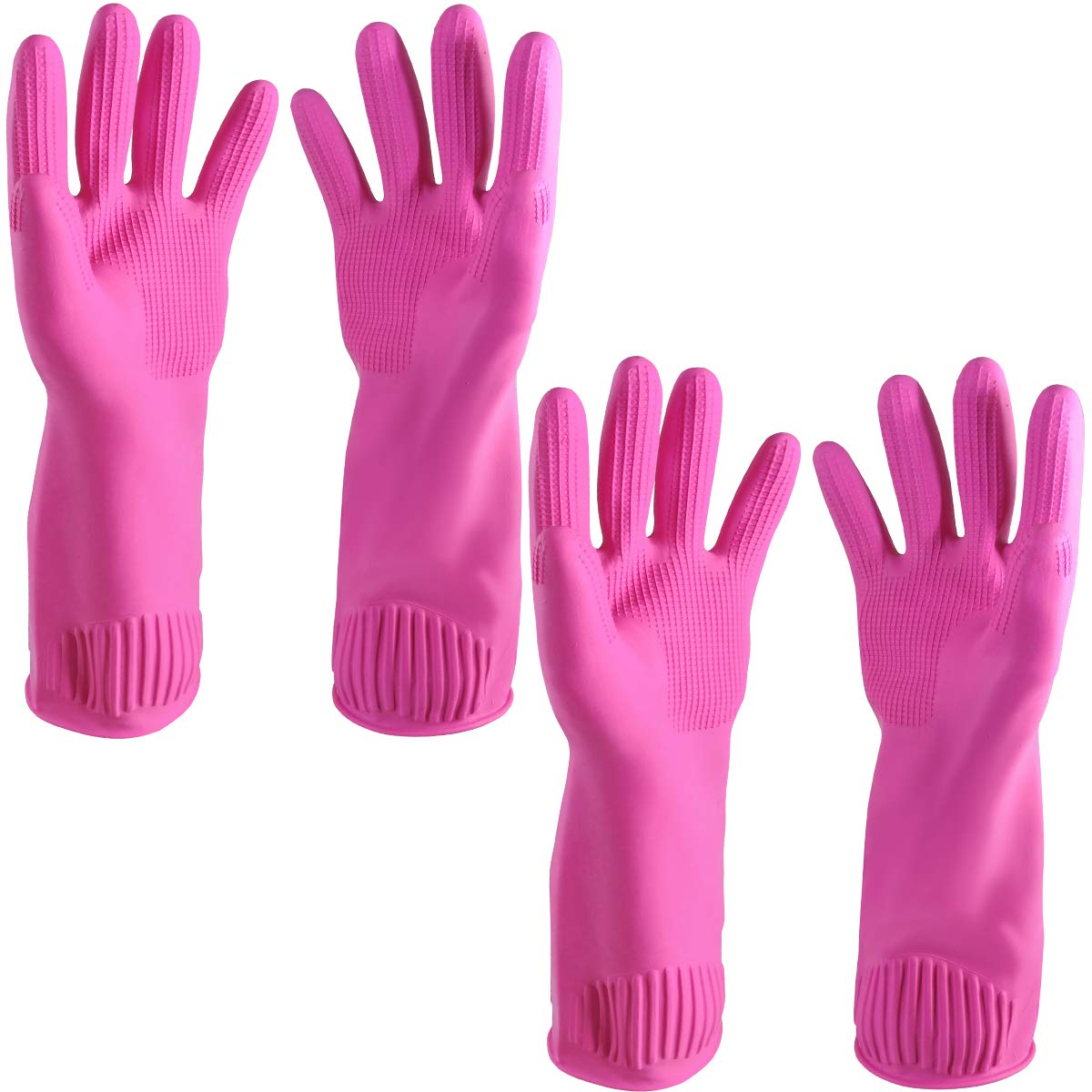Primeway® Latex Biodegradable Anti-Microbial 14.5" Multipurpose Long Hand Gloves, 2 Pairs, Large, Pink (B08XJKW2S8) Amazon Price History, Amazon Price Tracker