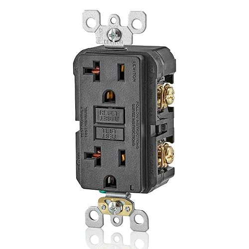 Vista 51 de Leviton Combinación GFCI de autoprueba SmartlockPro de 15 A con USB tipo A y tipo C en pared, cargador USB para teléfonos inteligentes y tabletas