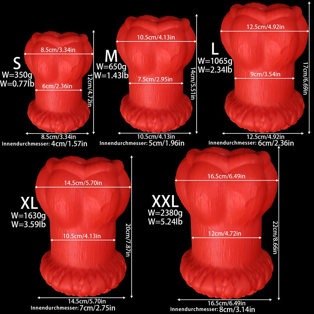 Jixaxe Extra Großer Hohl Analplug, Analtunnel Vagina Anal Spekulum Dicker Buttplug Vagina Dilatator Prostata Massage Einlauf Masturbation Anal Plug BDSM Sexspielzeug für Männer Frauen Paare (M)