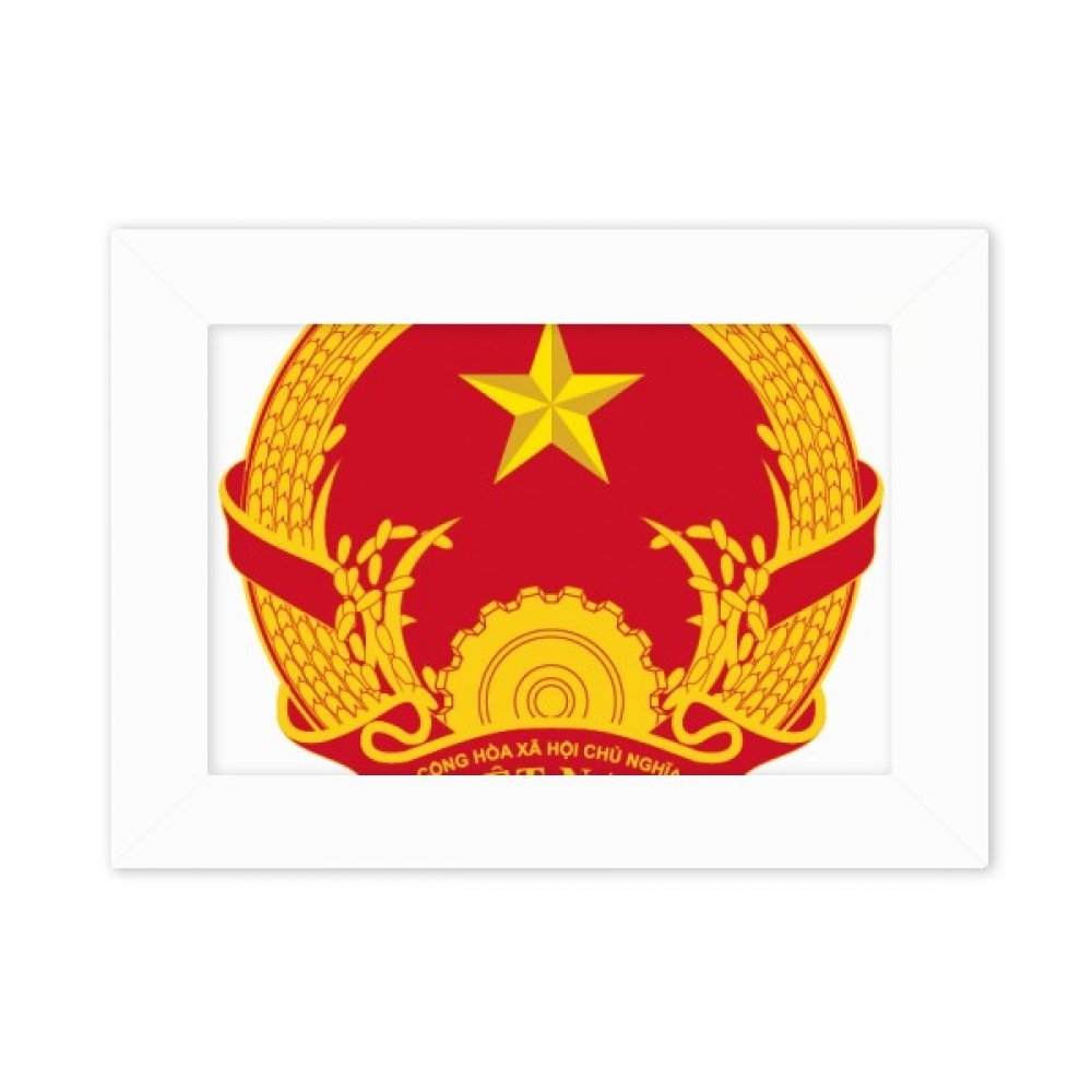 Cadre photo Vietnam 5x7 blanc image art bureau peinture multicolore 10x15