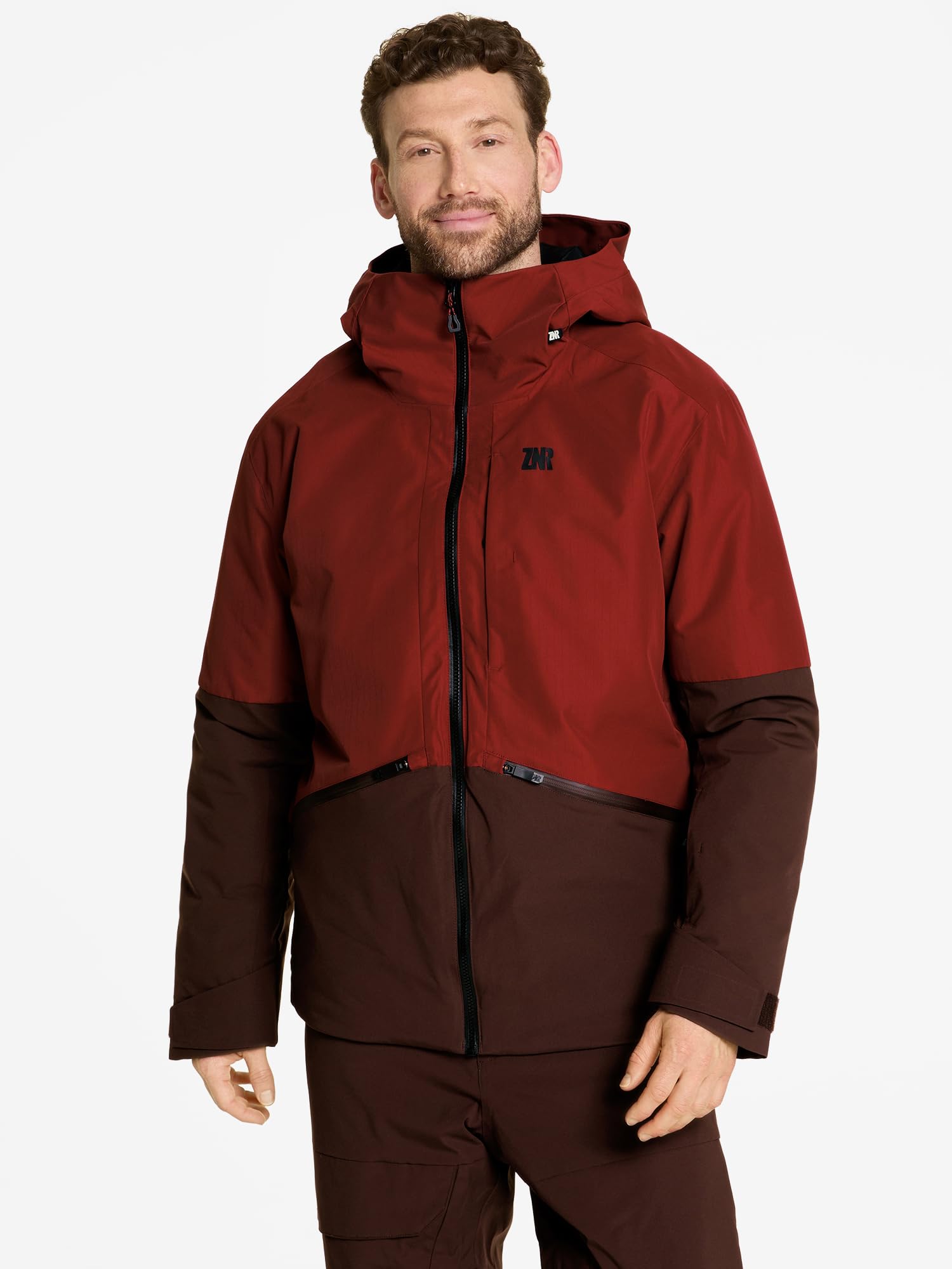Ziener Herren Rikkard Ski-Jacke/Freeride | PFC frei, Wolle, wattiert