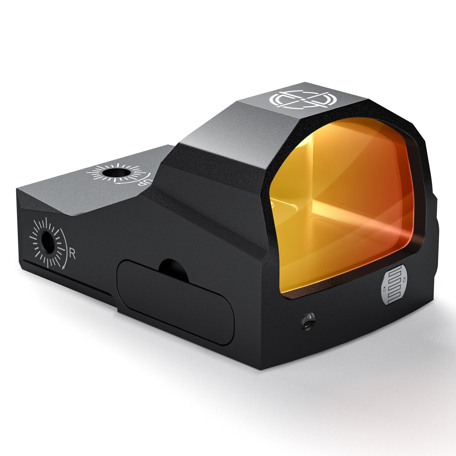 Red Dot Sight for RMR Pistol Cut, Shake Awake 3 MOA Handgan Red Dot, Reflex Sight, Aluminum, Day & Night Auto Brightness Settings (Picatinny Mount Included)
