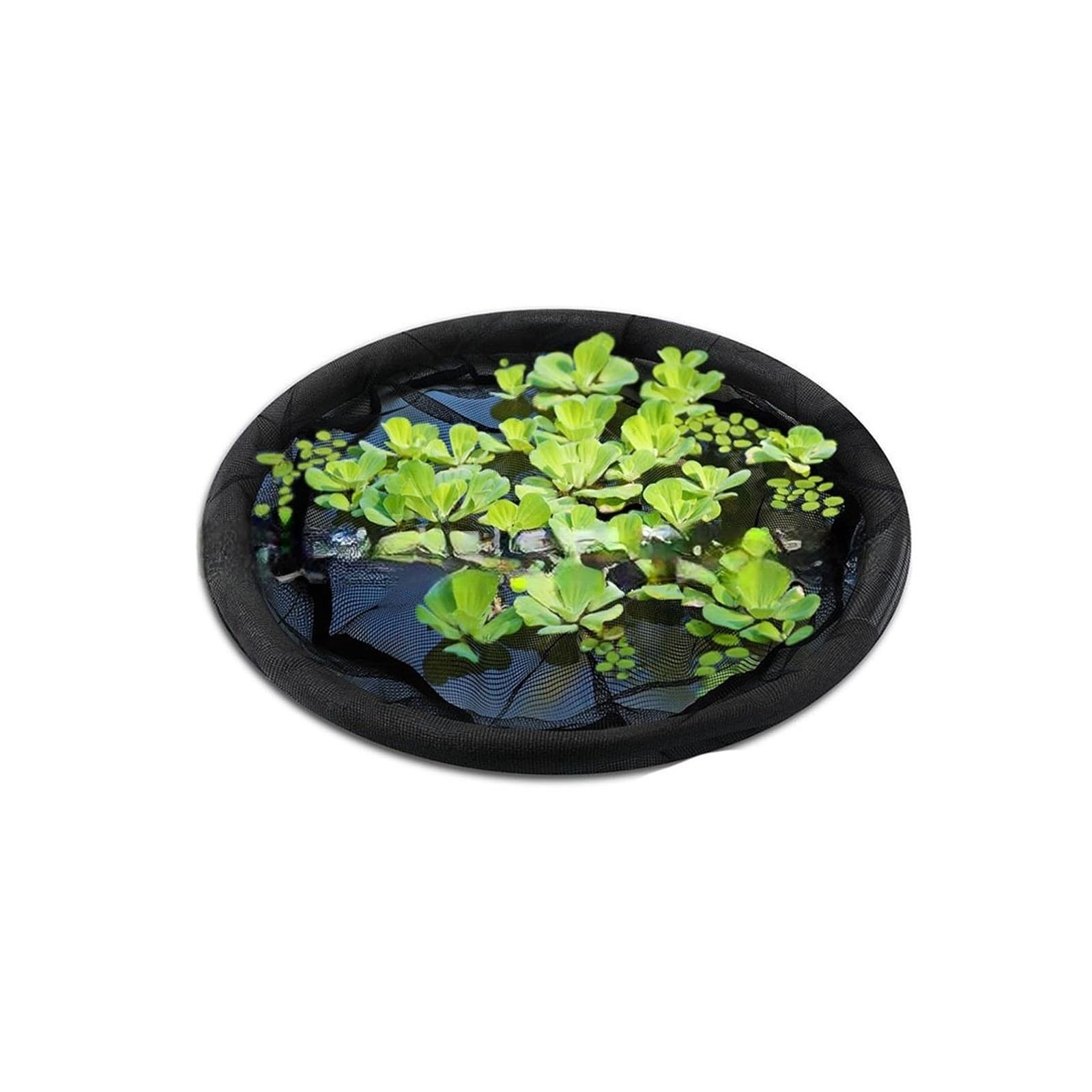 Floating Island Plant Protector Pond Basket With Fine Meshing Round Floating Flower Fish Barrier Island Fish Barrier Plant Guard