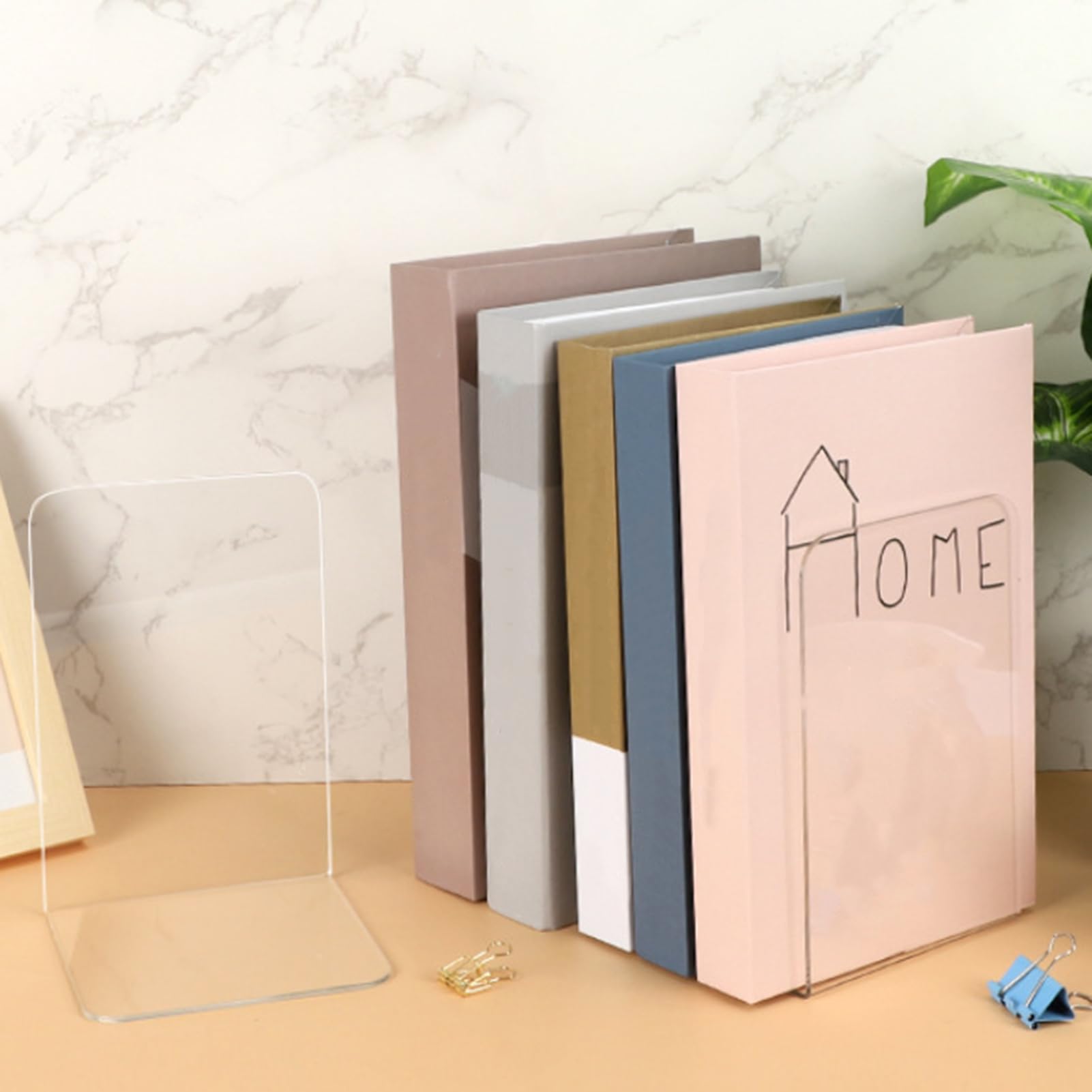 Magazine Rack - Clear Acrylic Magazine Holder, Acrylic Newspaper Stand Organizer