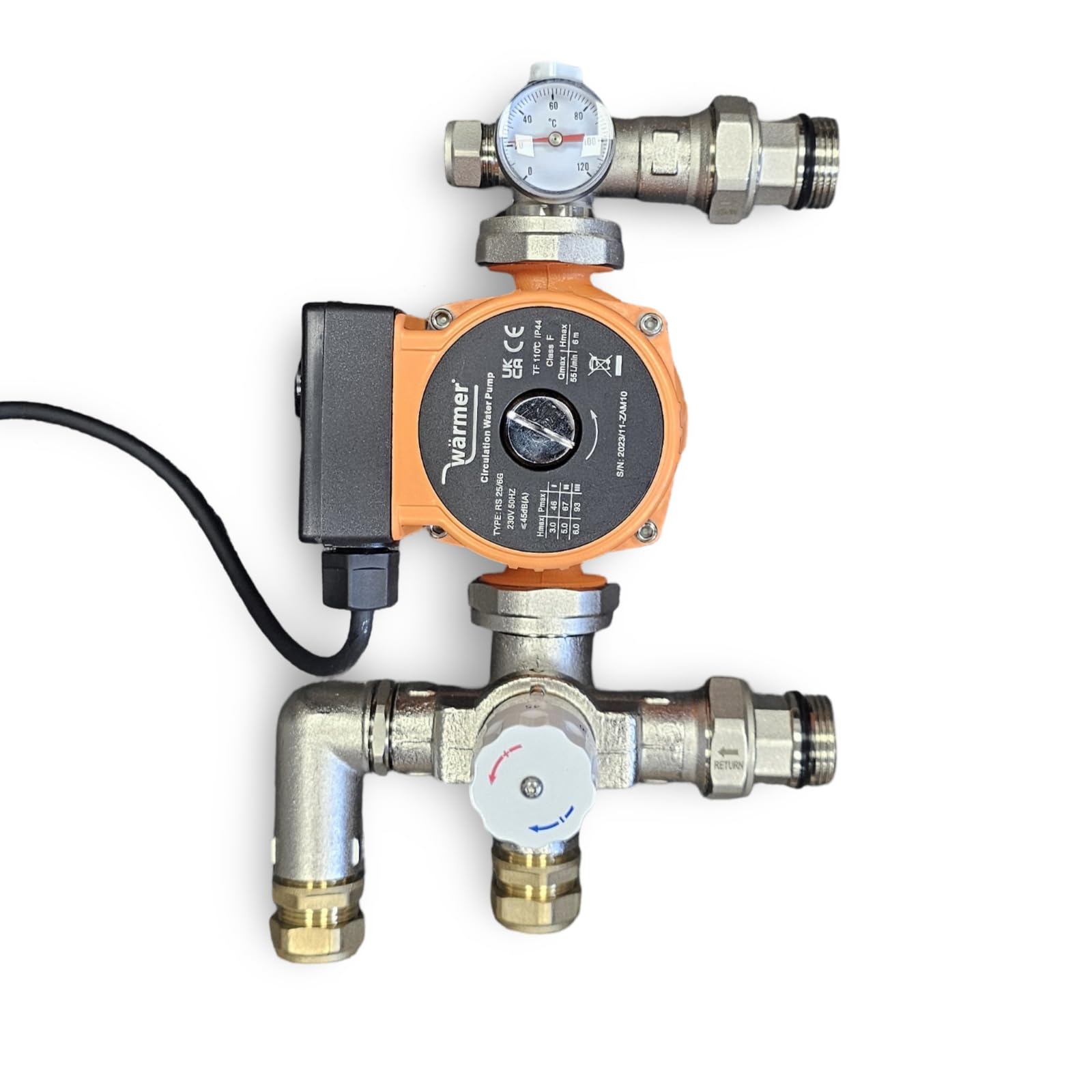 Teac Mixer Valvola Miscelatrice Termostatica Calda E Fredda A 3 Vie DN20 Per Il Tubo Rame 5 Mm - Foto 7