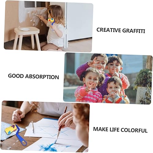 Miniatura 8 de Baluue 8 piezas 1 juego de herramientas para el hogar, patrón de parche de pintura amarilla, suministros divertidos de manualidades, sello de