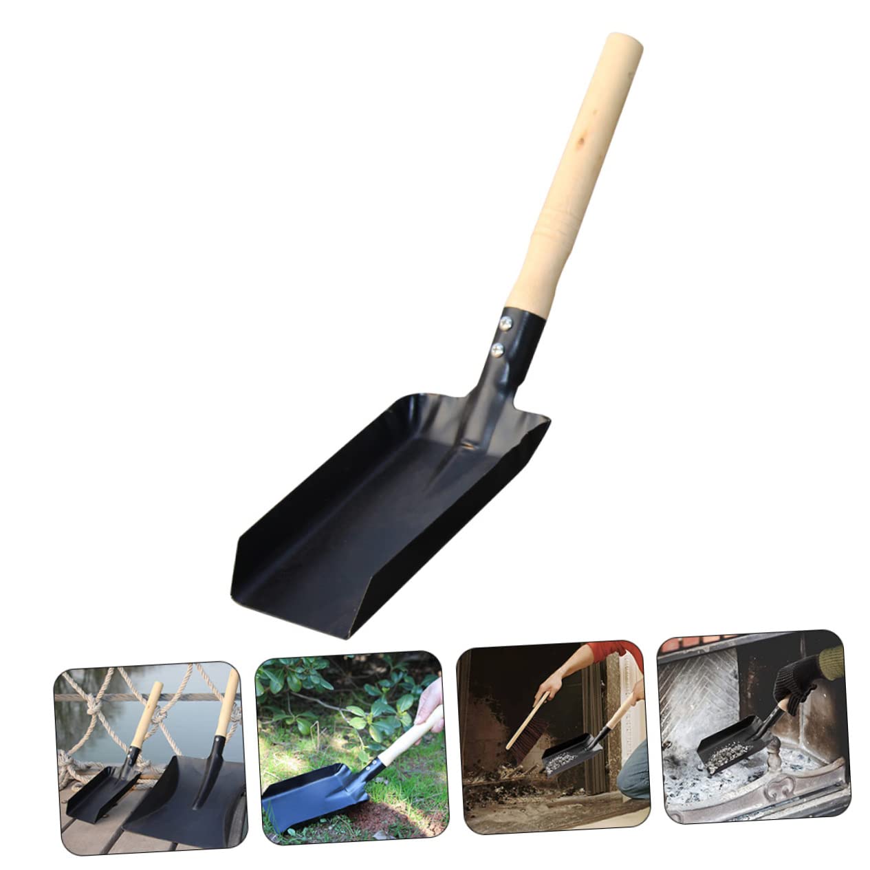 Cabilock 5piezas Pala De Jardín Multifuncional De Herramienta De Trasplante Ligera y Portátil Para Interiores y Exteriores Jardinería y Eliminación De Malezas