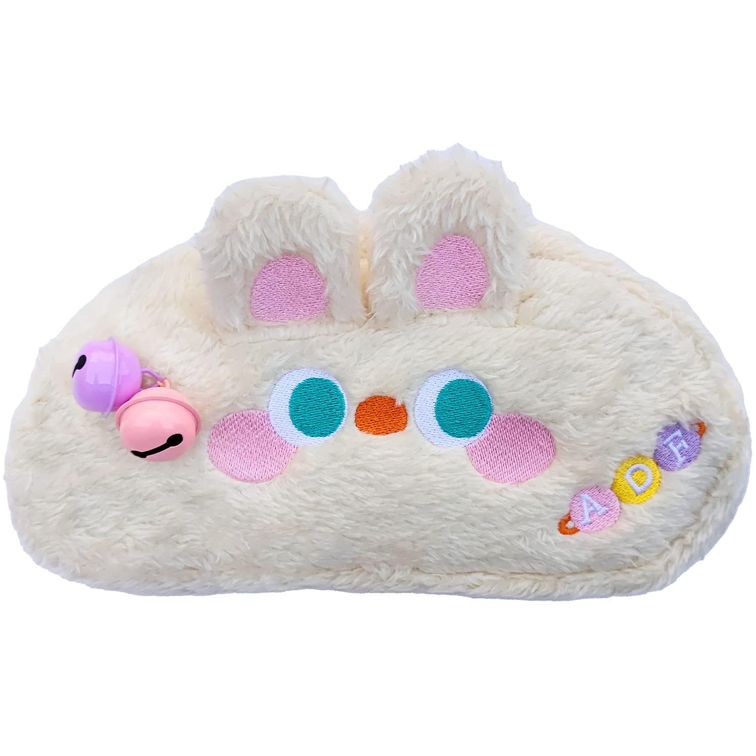 ExceforeKawaii Pencil Pen Case, Big Capacity Pen Bag Box, Cartoon Animal Creative Pencil Cases Boxes, Stylish and Trendy Clothing for Teen Girls and Women of All Ages (Beige Bunny)