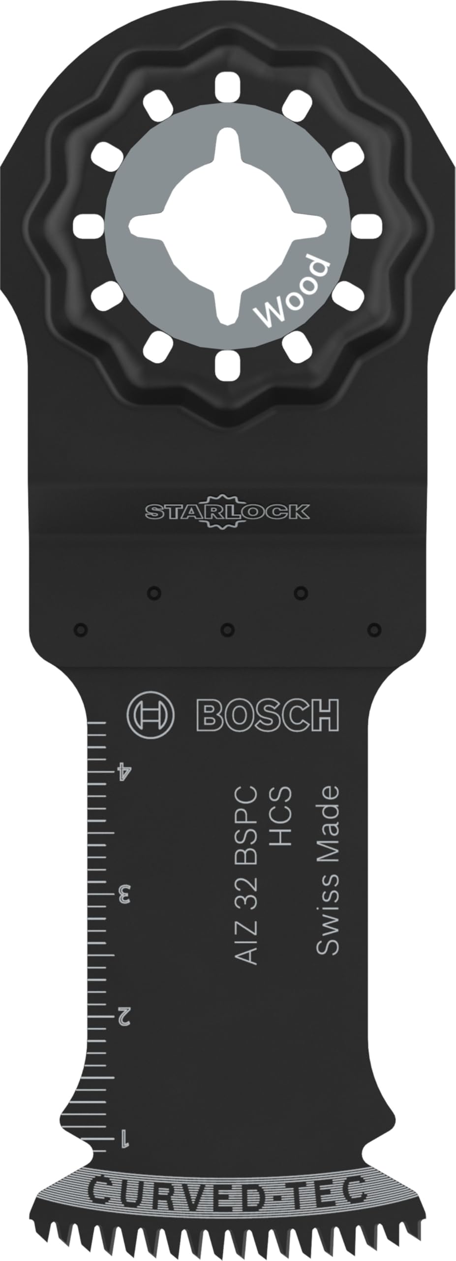 Bosch 10x Brzeszczot do cięcia wgłębnego AIZ 32 BSPC (do Miękkie drewno, Szerokość 32 mm, Professional Akcesoria Narzędzie wielofunkcyjne)