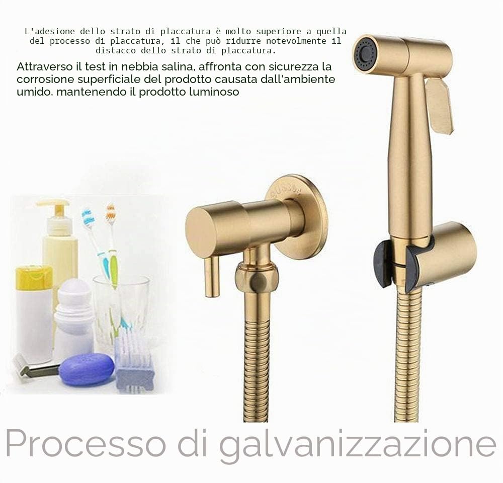 Spruzzatore Bidet WC in Acciaio Inossidabile Oro LOSCHEN