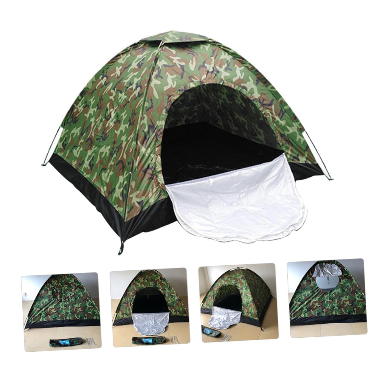 INOOMP Wasserdichtes Camping-notunterkunft Outdoor-Reise-notzelt Geeignet für Feldarbeit Camping Sonnenschutz Expeditionen Angeln und Bergsteigen Robust und Langlebig