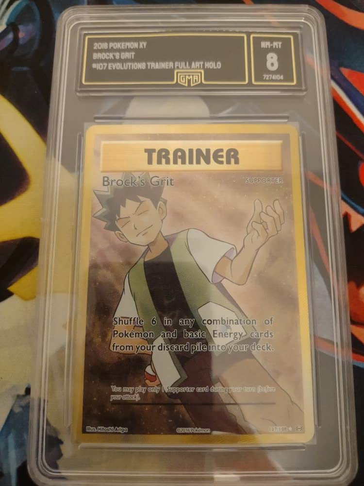 Brock's Grit Evolutions 107/108 GMA 8 Full Art Card NM-MT : Everything Else