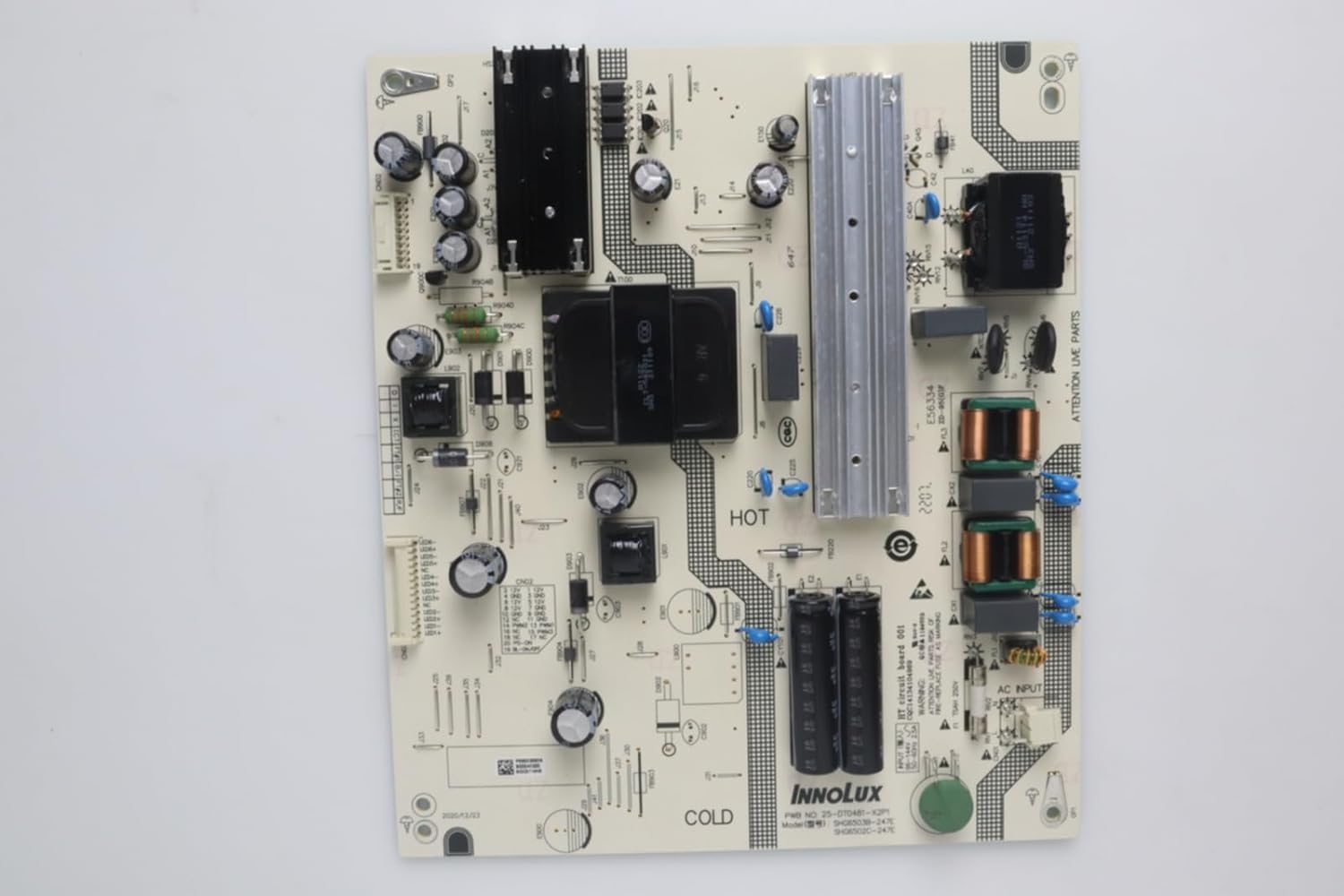 Lutema Television Repair Kit for Vizio V655-J09 with TV Main Board + Power Supply + TCon + Cables