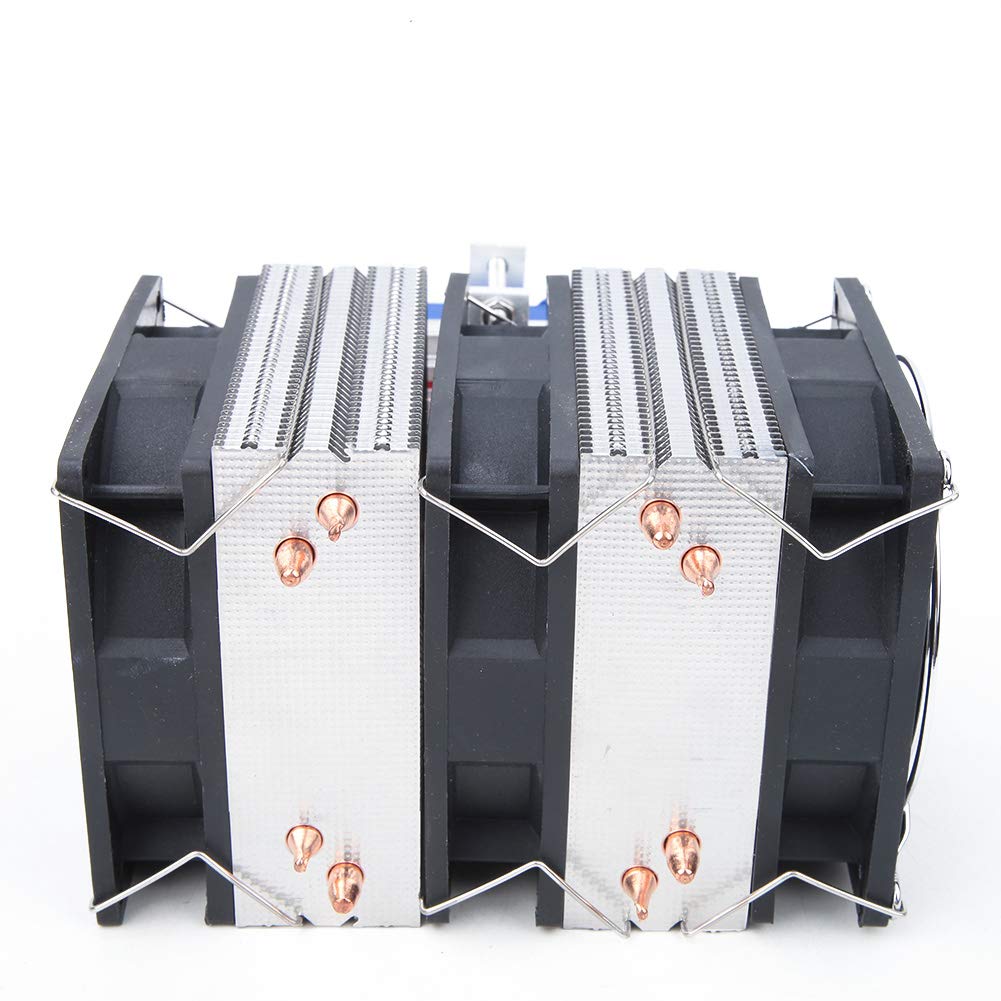 DIY System Cooler Device, 12V Semductor Cycle System, iency Heat Dissipation with 4 Copper Tubes, for DIY, Homemade Air
