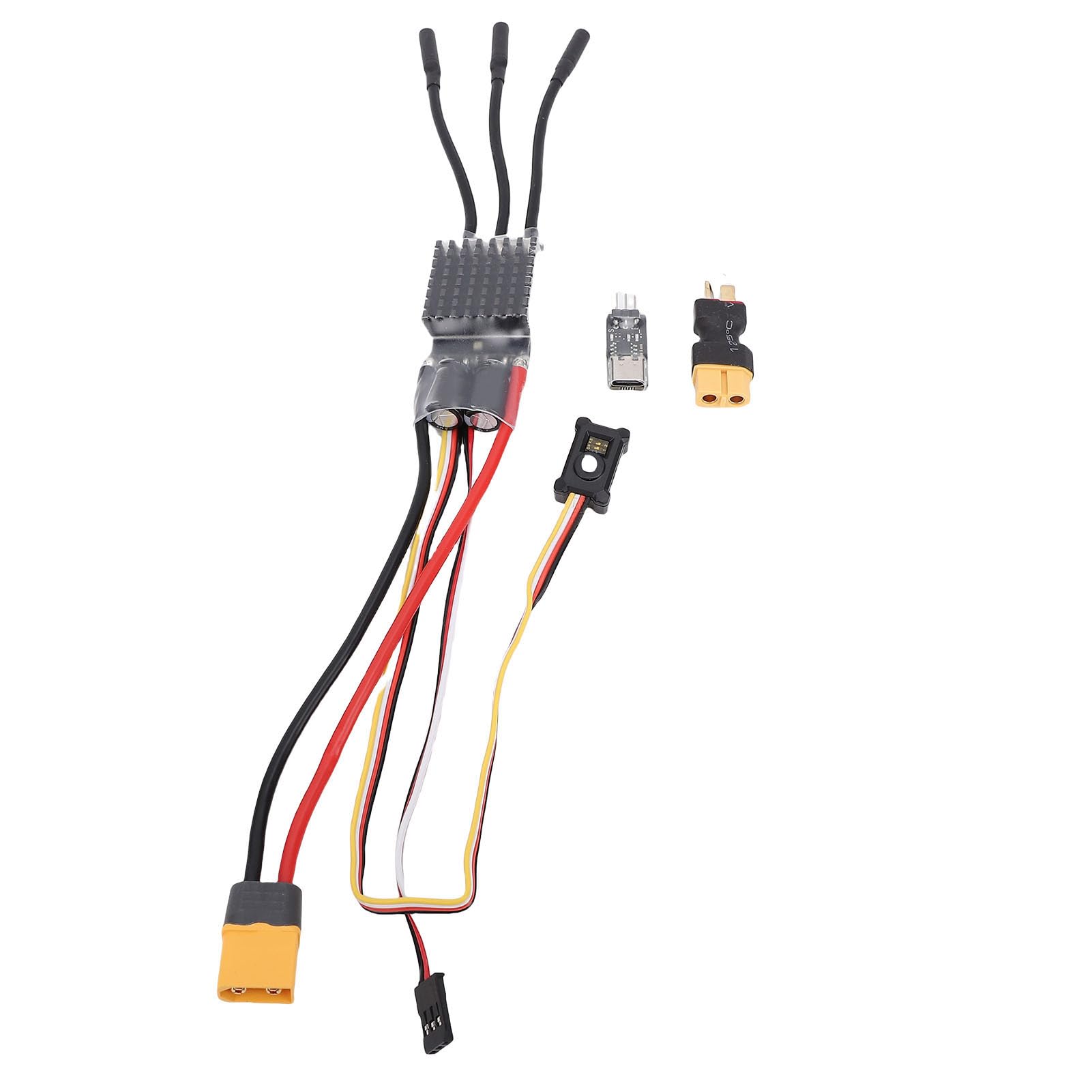 Pongnas 3542 1850KV Bezszczotkowy Silnik Outrunner z 80A AM32 Open-Source ESC do Samochodu Gąsienicowego Axial SCX10 /10 RC – Wstępnie Lutowany, Programowany Przez USB, Wysoka wydajność Pełzania