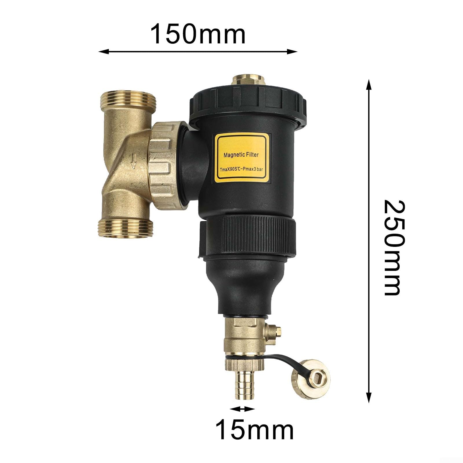 Filtro de caldera DN25 de malla de acero inoxidable (DN25-1 pulgada hembra)