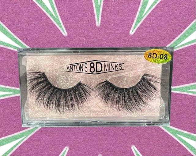 ANTON'S 8D MINK LASHES LOT OF (5) 8D-08