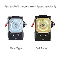 Vista 7 de Control del interruptor de presión del compresor de aire 95-125 PSI 20A 220V, válvula de interruptor de control de presión de aire de servicio