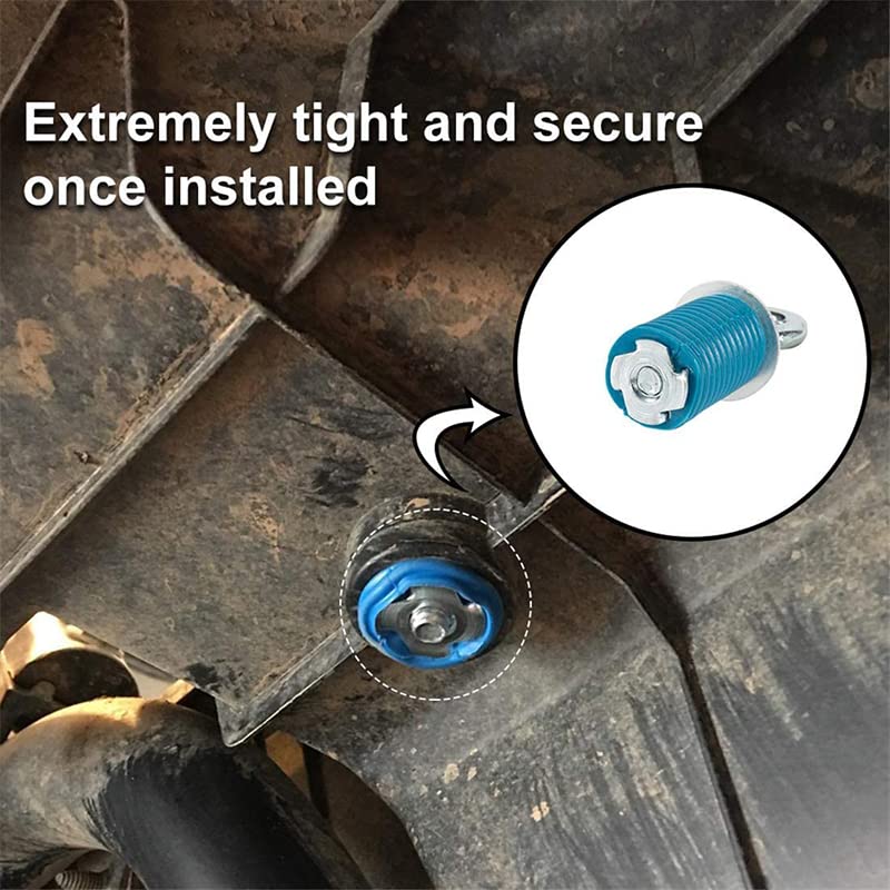 Motobiker Lock & Ride ATV Tie Down Anchors for Sportsman, RZR and Ace - Set of 4 Lock and Ride Type Anchors