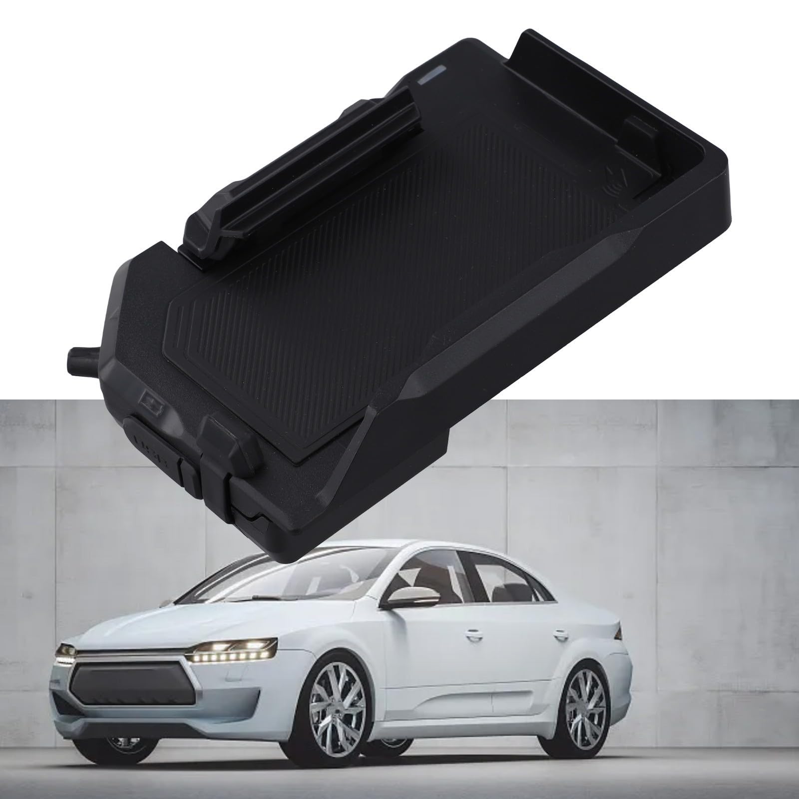 Supporto per telefono da auto, 15 W, caricabatterie USB wireless per BMW R1300GS R1200GS R1250GS S1000XR F750GS F850GS F650GS F700GS F800GS F900R F900XR CRF1000L (A)