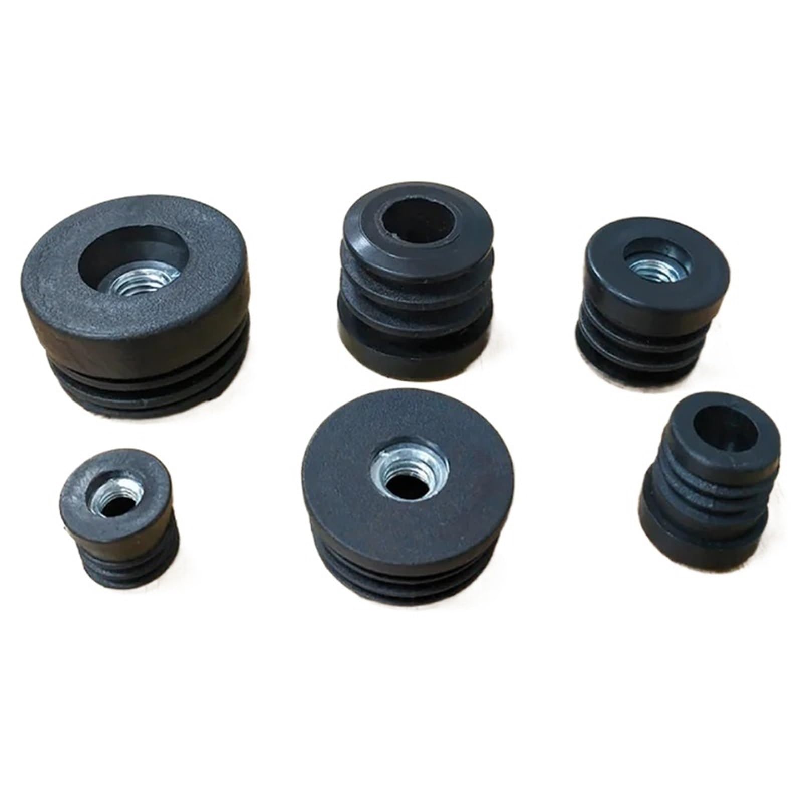 M8 Black Plastic Round Hole Plug Nut Dust Seal End Cover Caps For Chairs Furniture for Plumbing Systems