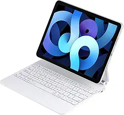 Mobee Capa com Teclado Mágico para iPad 10ª Geração 10,9 polegadas (2022) e iPad 11ª (A16, 2025), Capa com Teclado Magnético Painel Multi-Touch, Retroiluminado, Leve