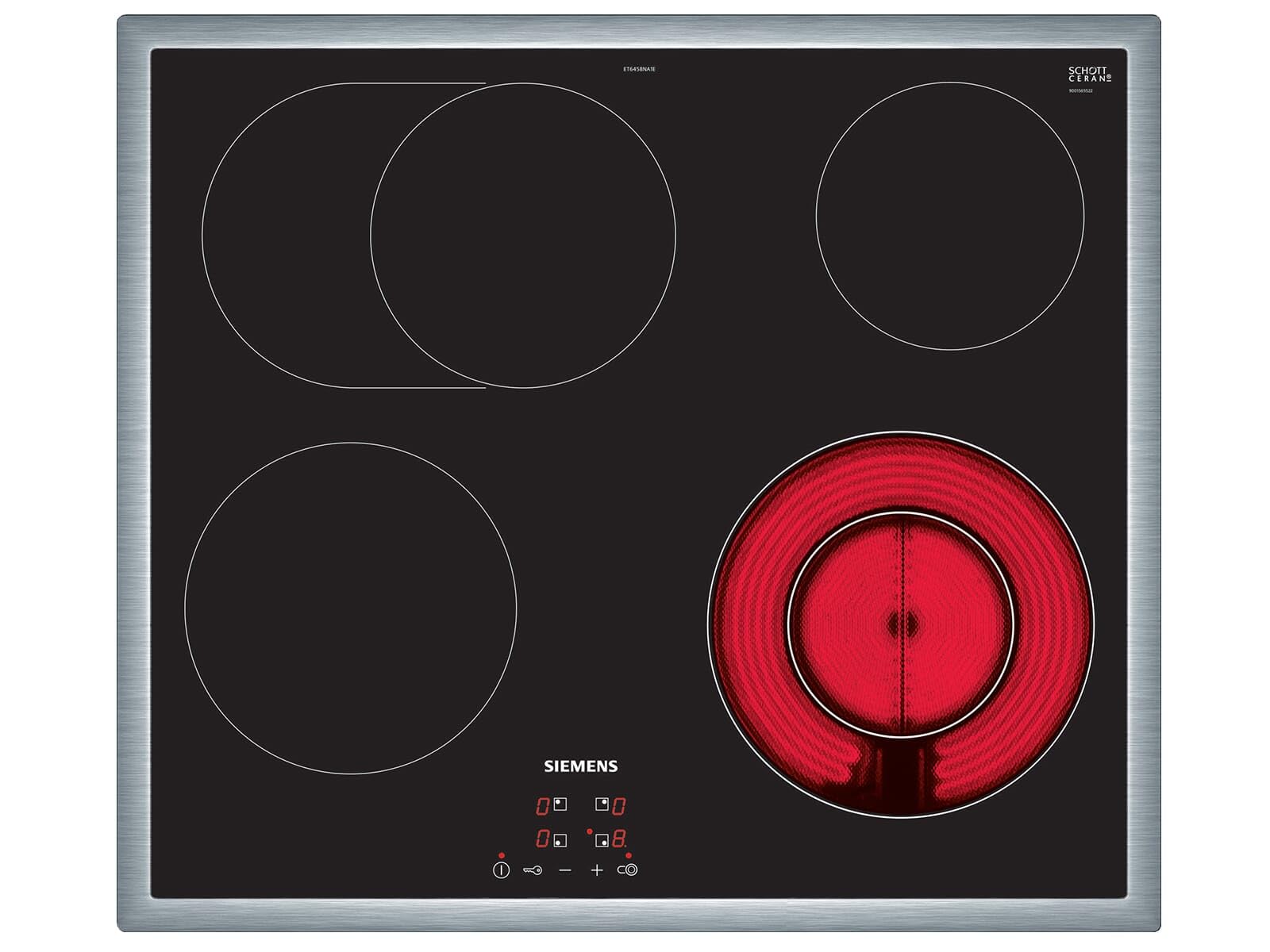 Siemens Set PQ223EA00Z Horno de pirólisis Deep Black inox HB271ABB3 + vitrocerámica autosuficiente ET645BNA1E