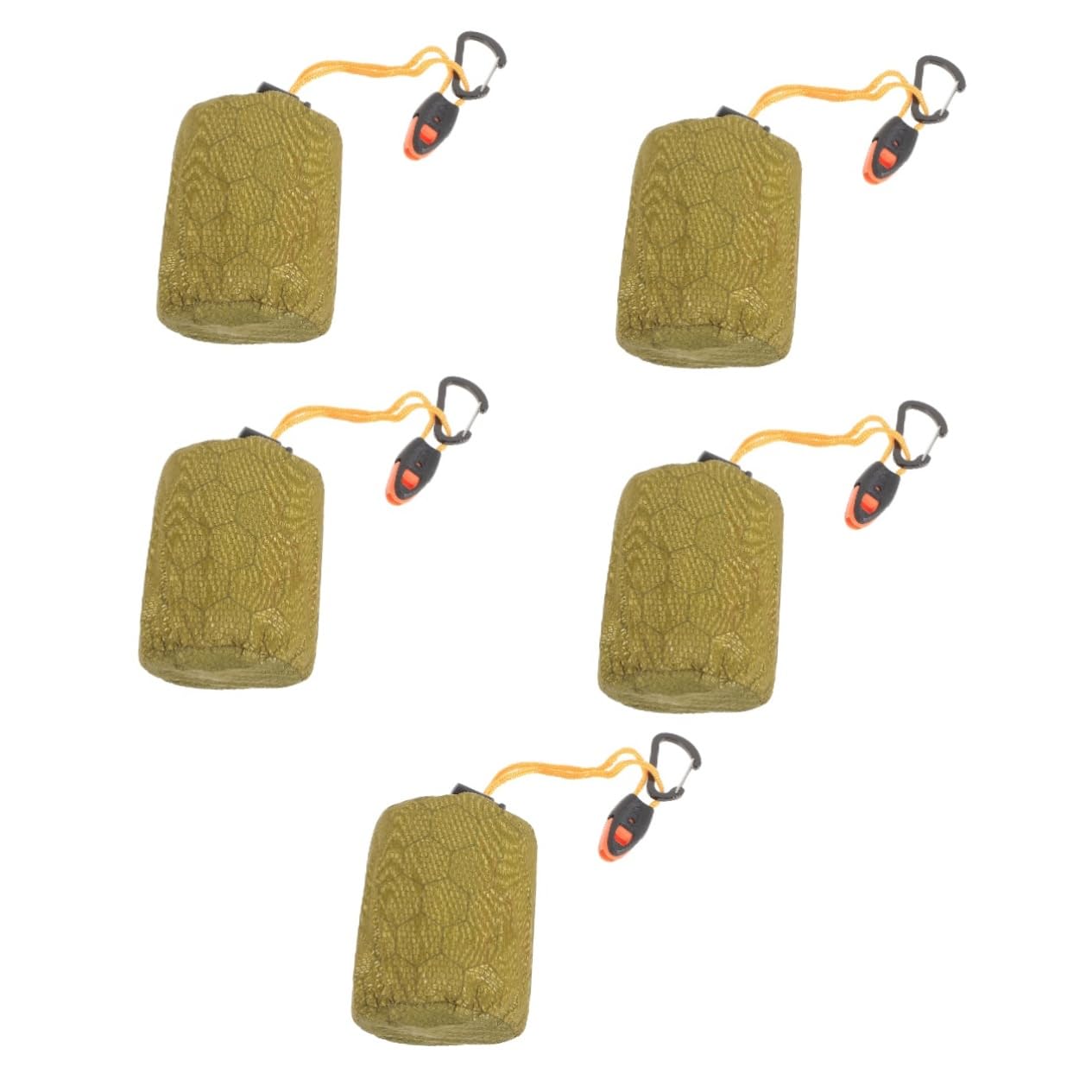 ibasenice Notfall Schlafsack Aluminiumfolie mit Tragetasche Ultraleichter Wasserdichter Schlafsack für Camping Outdoor Aktivitäten und Notfälle für Erwachsene und Wintereinsätze