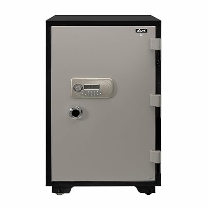 Fire Proof 145 Litre Security Home Safe, Digital Keypad LCD Display Large Fireproof Safe for Money, Jewelery, Document, Valuables, Weight 220 KG, Size 985(H) X600(W) X570(D) MM.