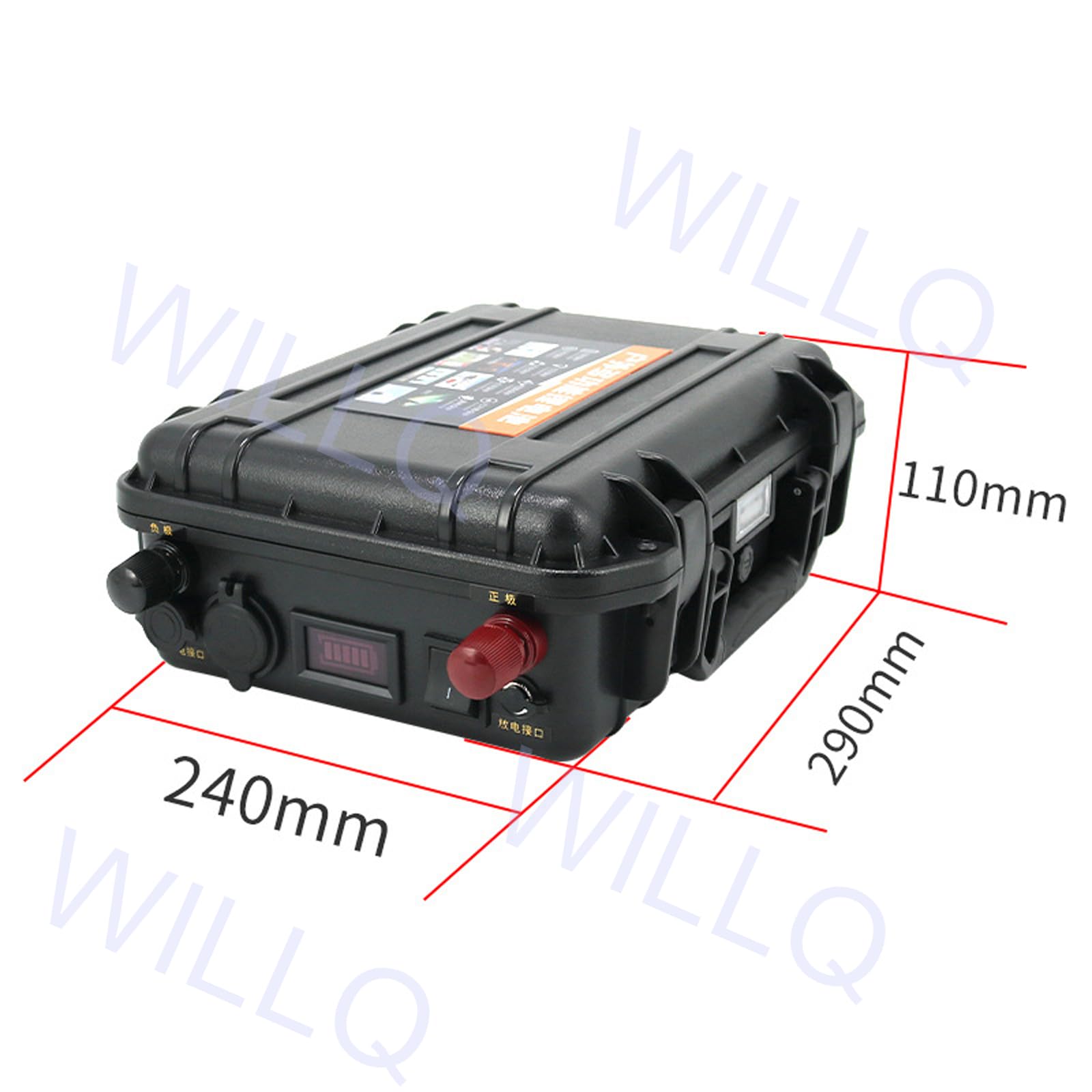 Batterie au Lithium Fer Phosphate 12V 24V LiFePO4 60 Ah-200 Ah BMS intégré pour Moteur de Bateau électrique hélice de Bateau de pêche Batterie de Propulsion Marine