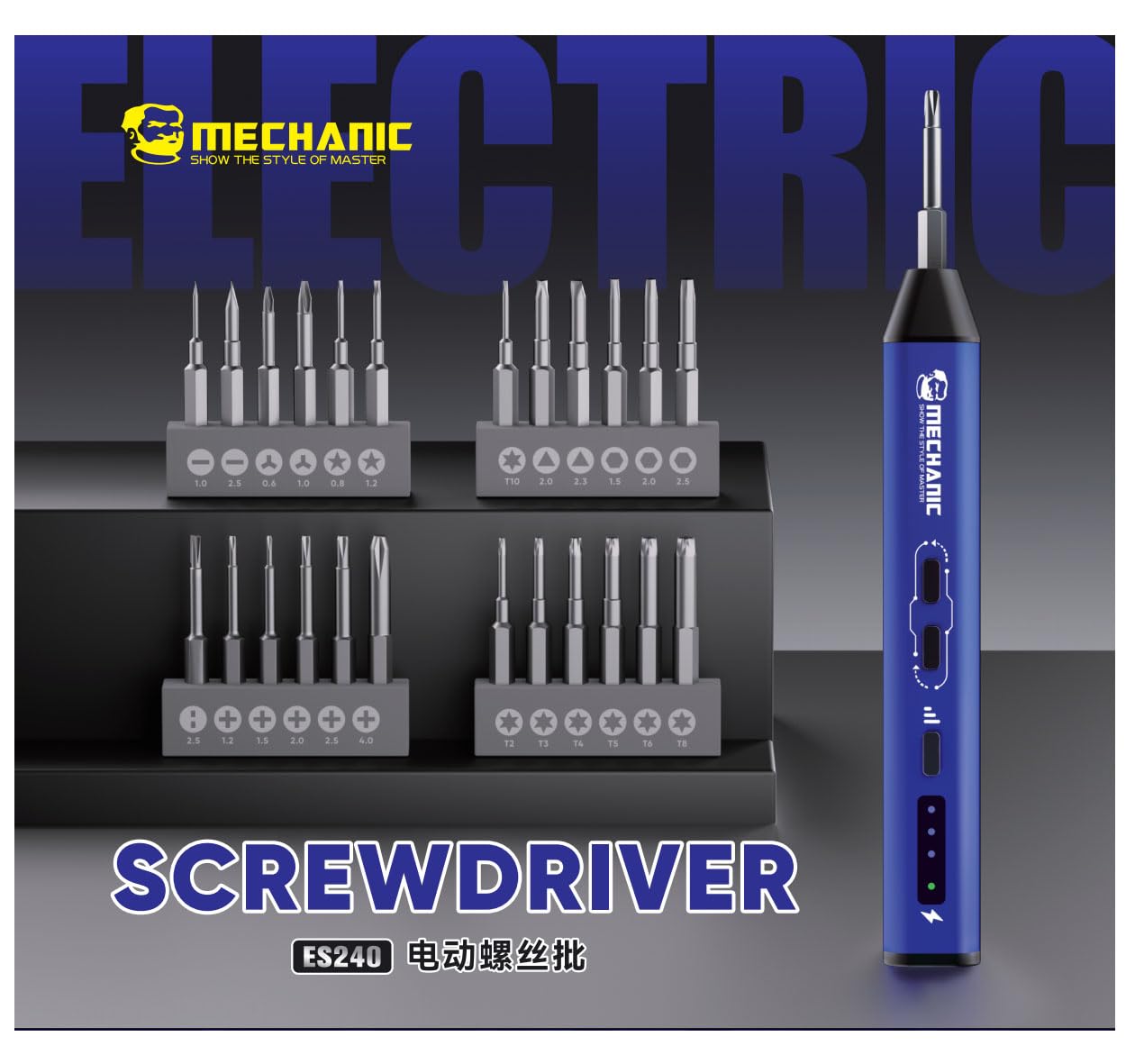 Doyusha Set di cacciaviti di precisione elettrici Hobby Tool