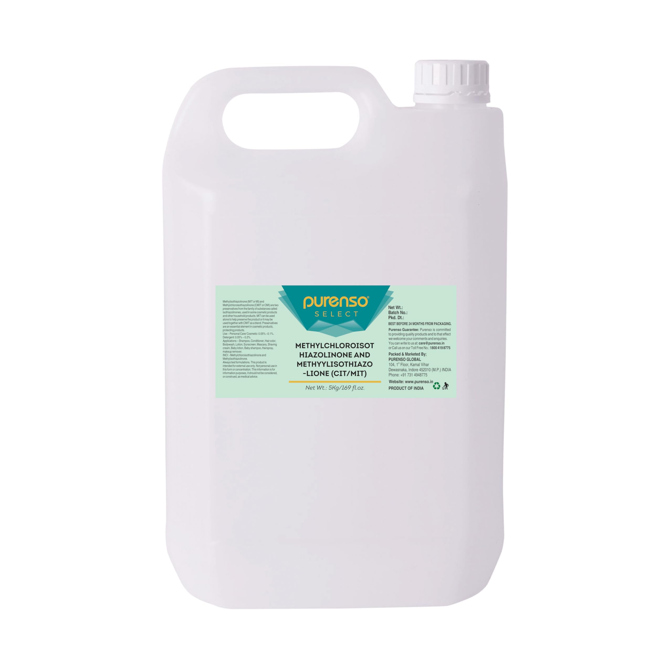 Purenso Select - Methylchloroisothiazolinone and Methylisothiazolinone (CIT/MIT), 5Kg