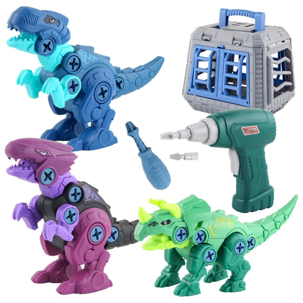 54 Pezzi Fossile Dinosauro Ornamento Scheletro Modellino Figurina PVC Facile da Montare Educativo Adatto per Regali Bambini Collezione Studio